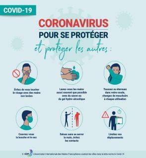 Les gestes simples face au Coronavirus (COVID-19)