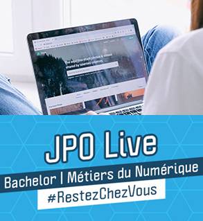 Participez au JPO LIVE de la MANU, l’école des métiers du numérique