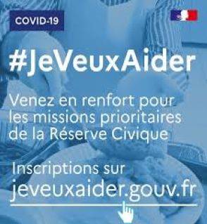 Covid-19 : rejoignez la Réserve Civique #jeveuxaider