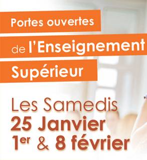 Journées Portes Ouvertes de l’enseignement supérieur