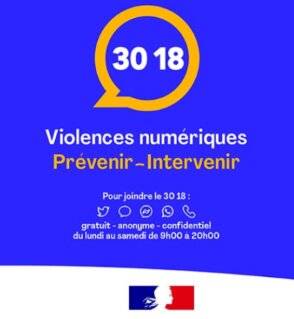 3018,  le nouveau numéro national pour les jeunes victimes de violences numériques
