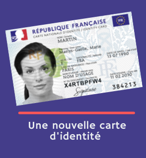 Une nouvelle carte d'identité au format carte bancaire