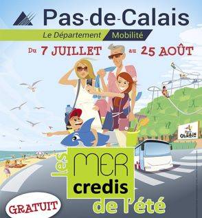 Le Département du Pas-de-Calais relance l'opération des MERcredis de l'été
