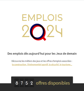 Jeux Olympiques de Paris 2024 : on recrute !