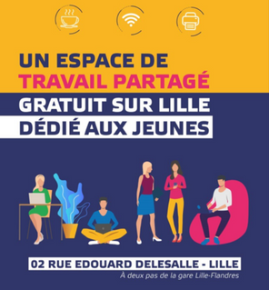 Un espace de travail partagé gratuit pour les jeunes à Lille