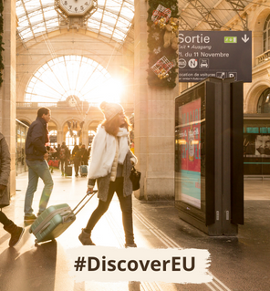 Participez au concours #DiscoverEU et tentez de gagner un pass Interrail  pour découvrir l'Europe !