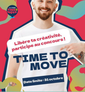 Time To Move : participez au concours de création de T-shirts