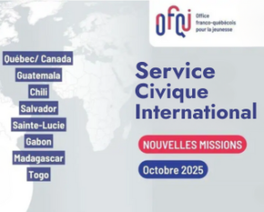 Service Civique International : 49 nouvelles missions de l'OFQJ à pourvoir dès octobre 2025