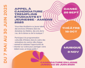 Danse, théâtre, arts de rue, musique : participez aux Tremplins Etudiants et Jeunesse à Amiens