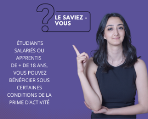 Prime d'activité : c'est aussi pour les étudiants salariés et les apprentis !