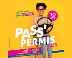 Amiens : candidatez jusqu'au 31 janvier au dispositif Pass'ton permis