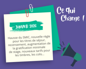 Ce qui change en janvier 2026