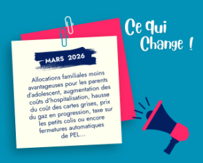 Ce qui change en mars