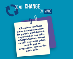 Ce qui change en mars