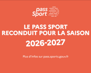 Pass Sport 2026-2027 : 50 € pour votre inscription sportive