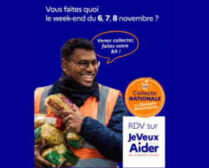 Collecte des banques alimentaires : devenez bénévole les 6, 7 et 8 novembre
