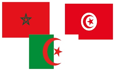 Algérie, Maroc, Tunisie